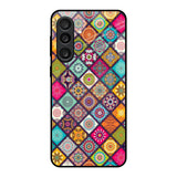 Multicolor Mandala Samsung Galaxy F56 5G Glass Back Cover Online