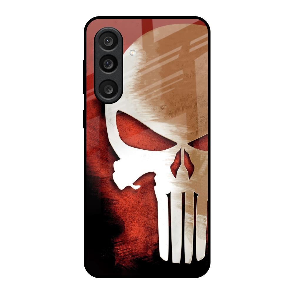 Red Skull Samsung Galaxy F56 5G Glass Back Cover Online