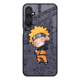 Orange Chubby Samsung Galaxy F16 5G Glass Back Cover Online