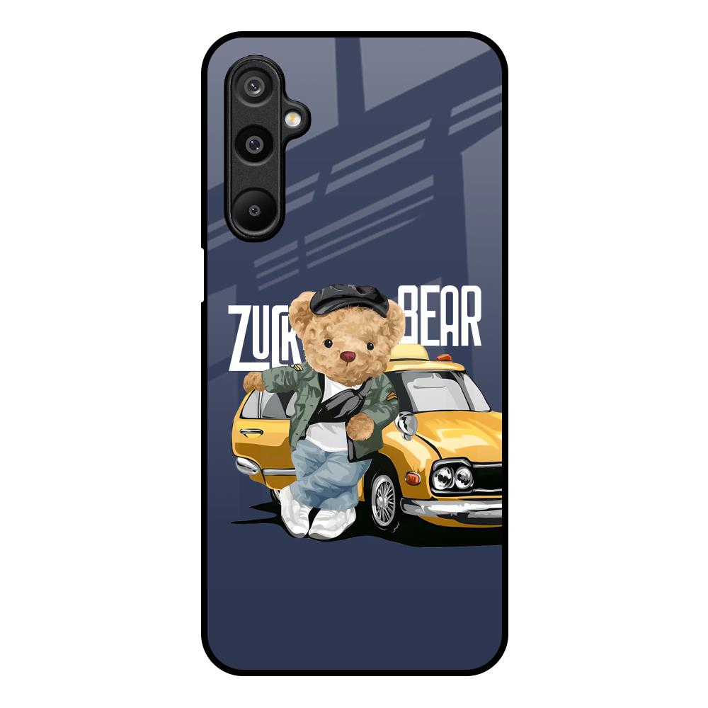 Adventurous Bear Samsung Galaxy F16 5G Glass Back Cover Online