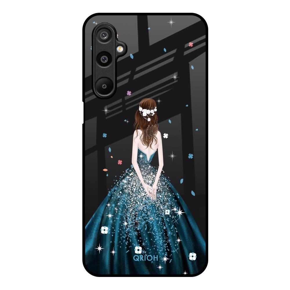 Queen Of Fashion Samsung Galaxy F16 5G Glass Back Cover Online