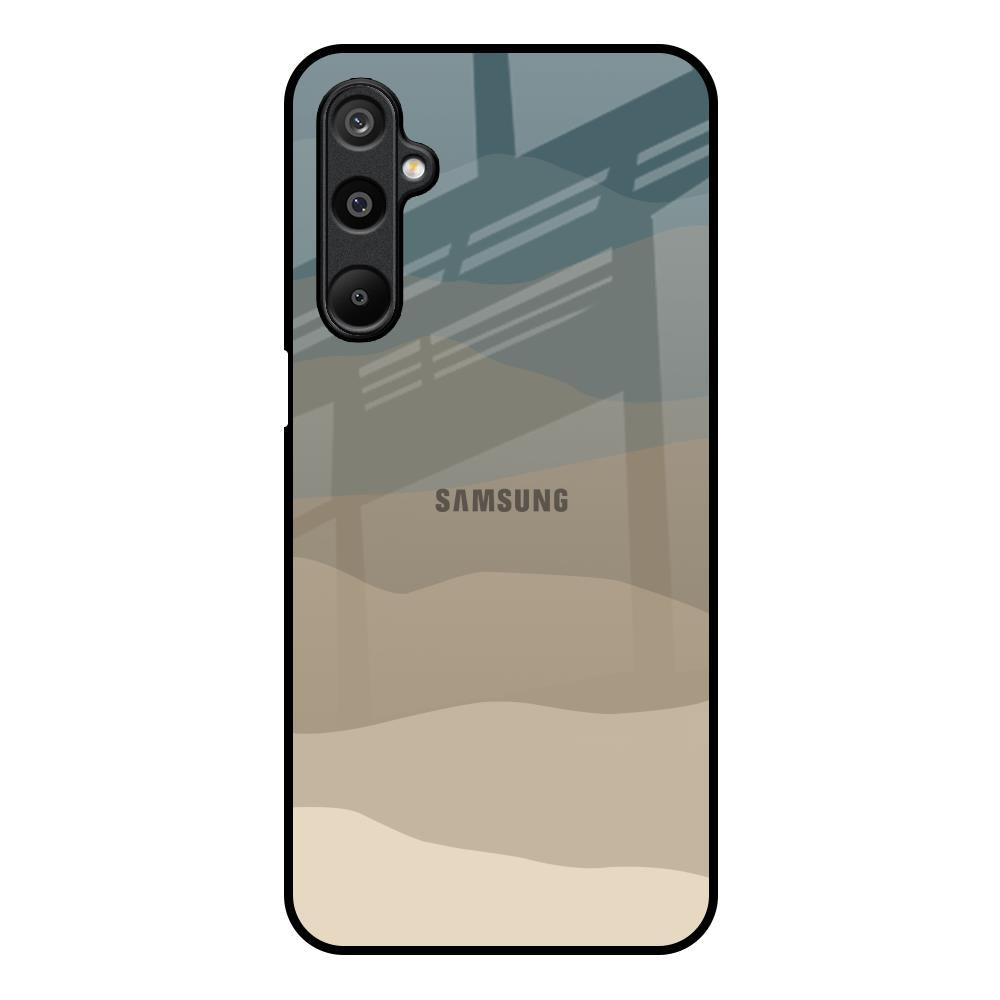 Abstract Mountain Pattern Samsung Galaxy F16 5G Glass Back Cover Online