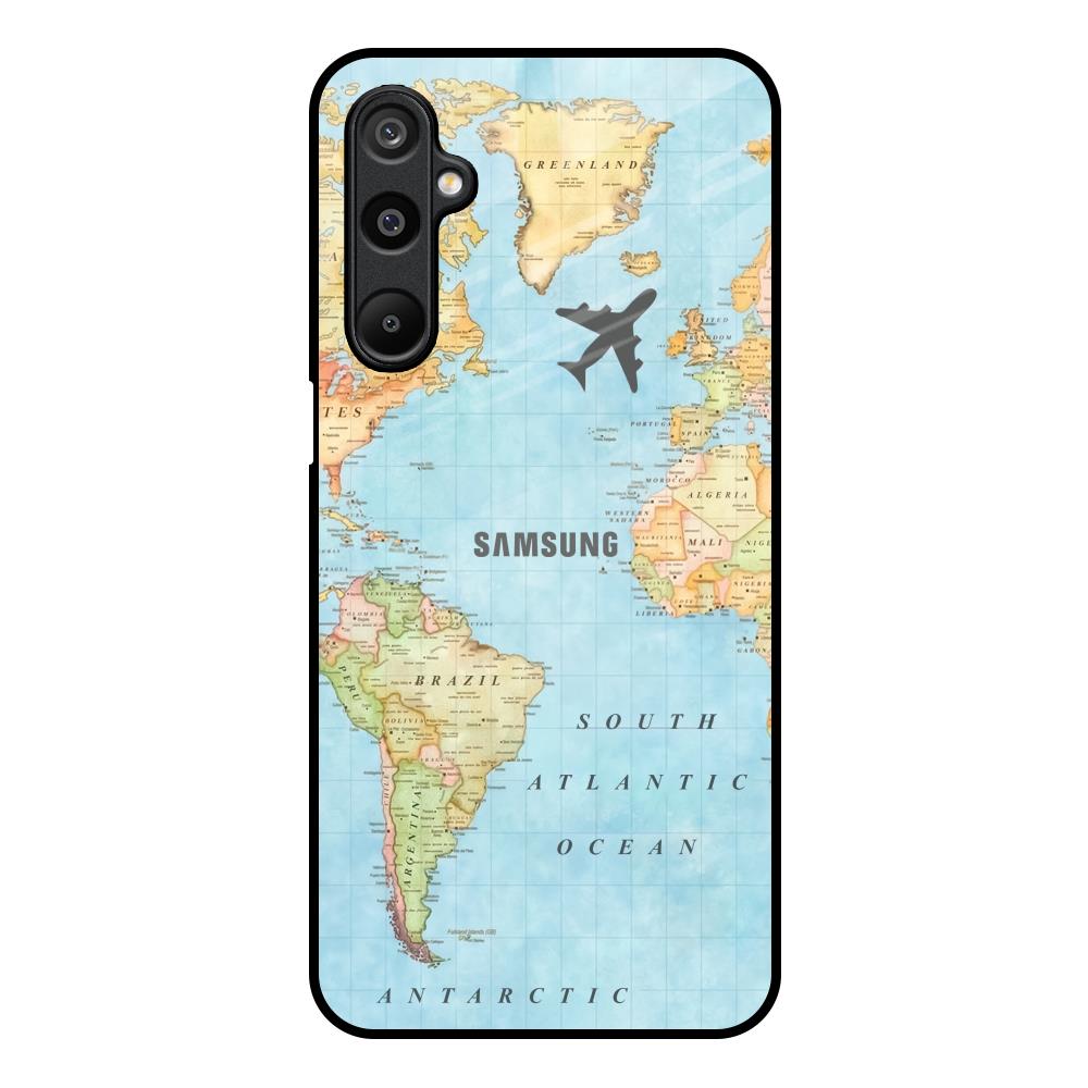 Fly Around The World Samsung Galaxy F16 5G Glass Back Cover Online