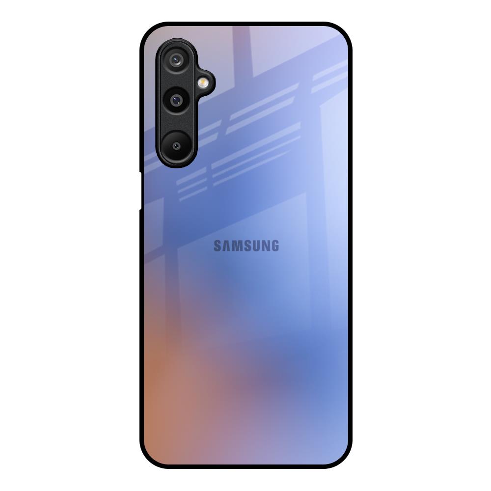 Blue Aura Samsung Galaxy F16 5G Glass Back Cover Online
