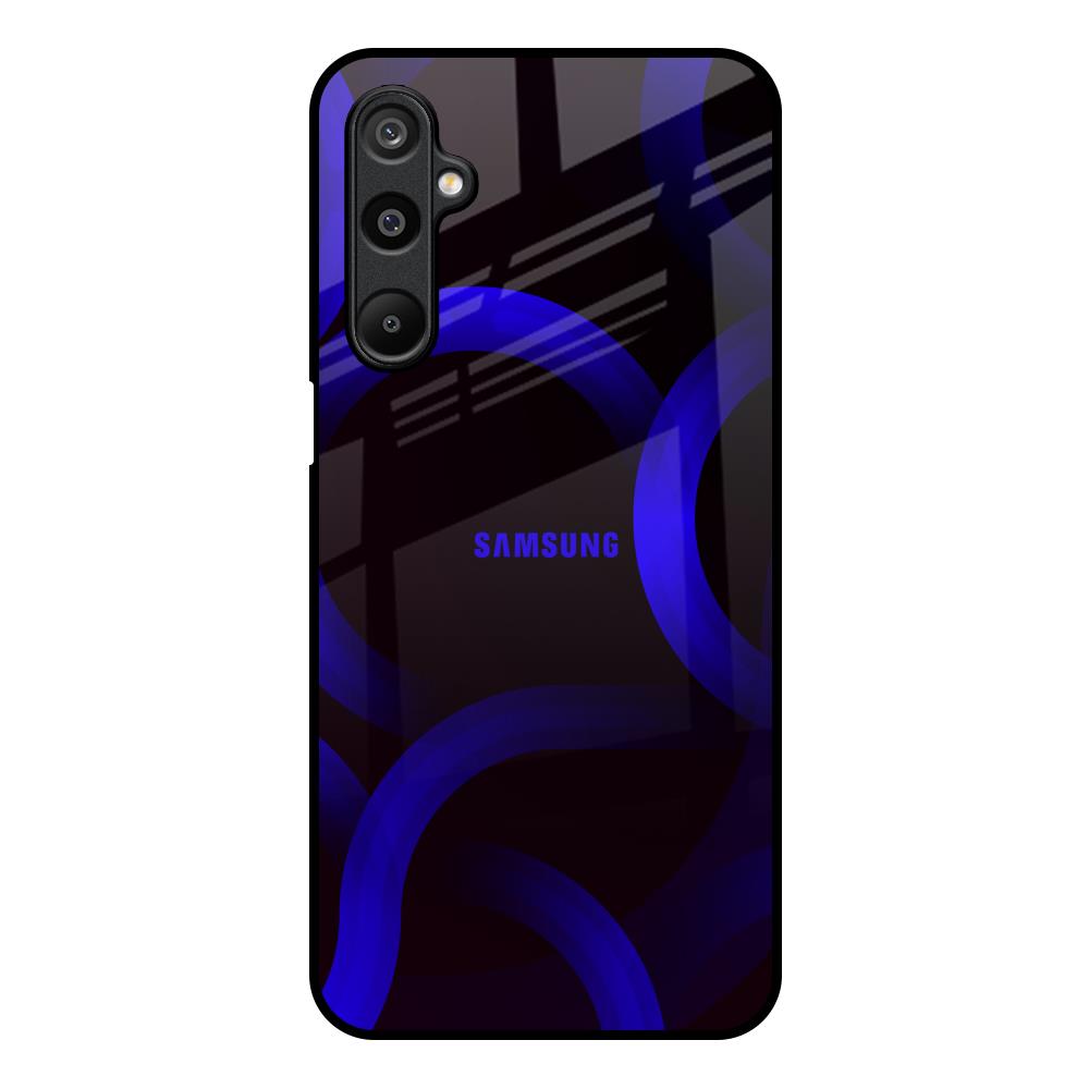 Blue Ring Light Samsung Galaxy F16 5G Glass Back Cover Online