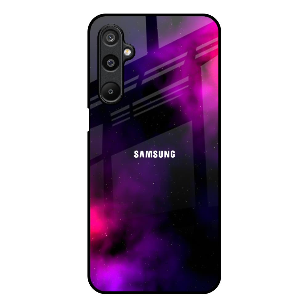Pink Galaxy Samsung Galaxy F16 5G Glass Back Cover Online