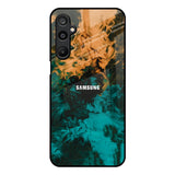 Watercolor Wave Samsung Galaxy F16 5G Glass Back Cover Online