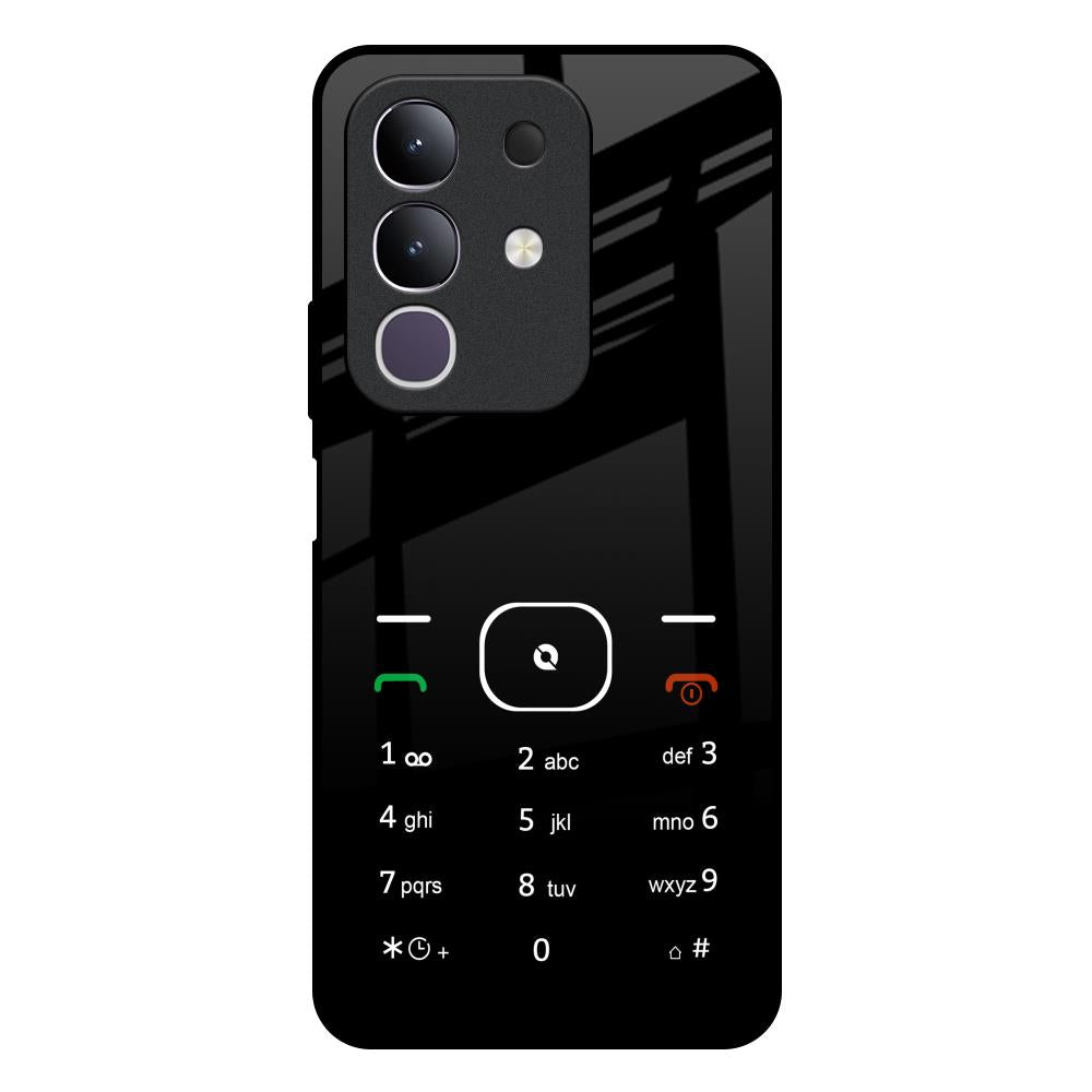 Classic Keypad Pattern IQOO Z10x 5G Glass Back Cover Online