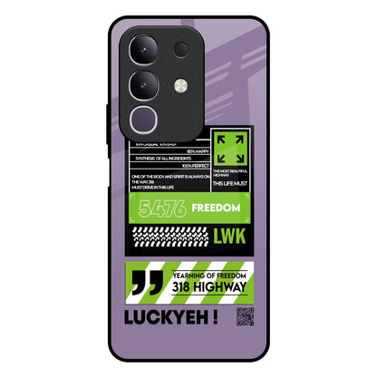 Run & Freedom IQOO Z10x 5G Glass Back Cover Online