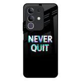 Never Quit IQOO Z10x 5G Glass Back Cover Online