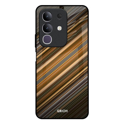 Diagonal Slash Pattern IQOO Z10x 5G Glass Back Cover Online