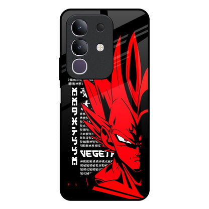 Red Vegeta IQOO Z10x 5G Glass Back Cover Online