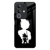 Monochrome Goku IQOO Z10x 5G Glass Back Cover Online