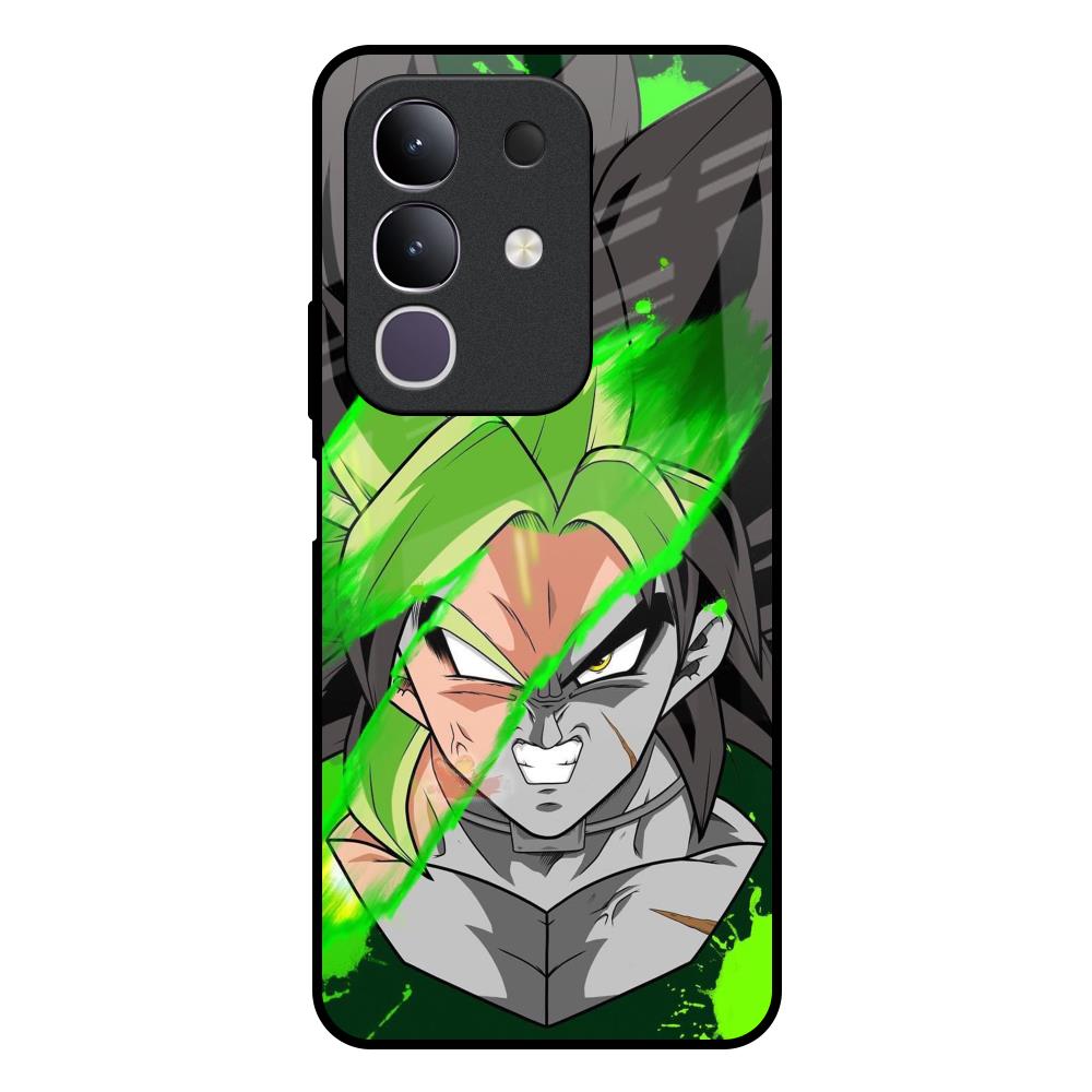 Anime Green Splash IQOO Z10x 5G Glass Back Cover Online