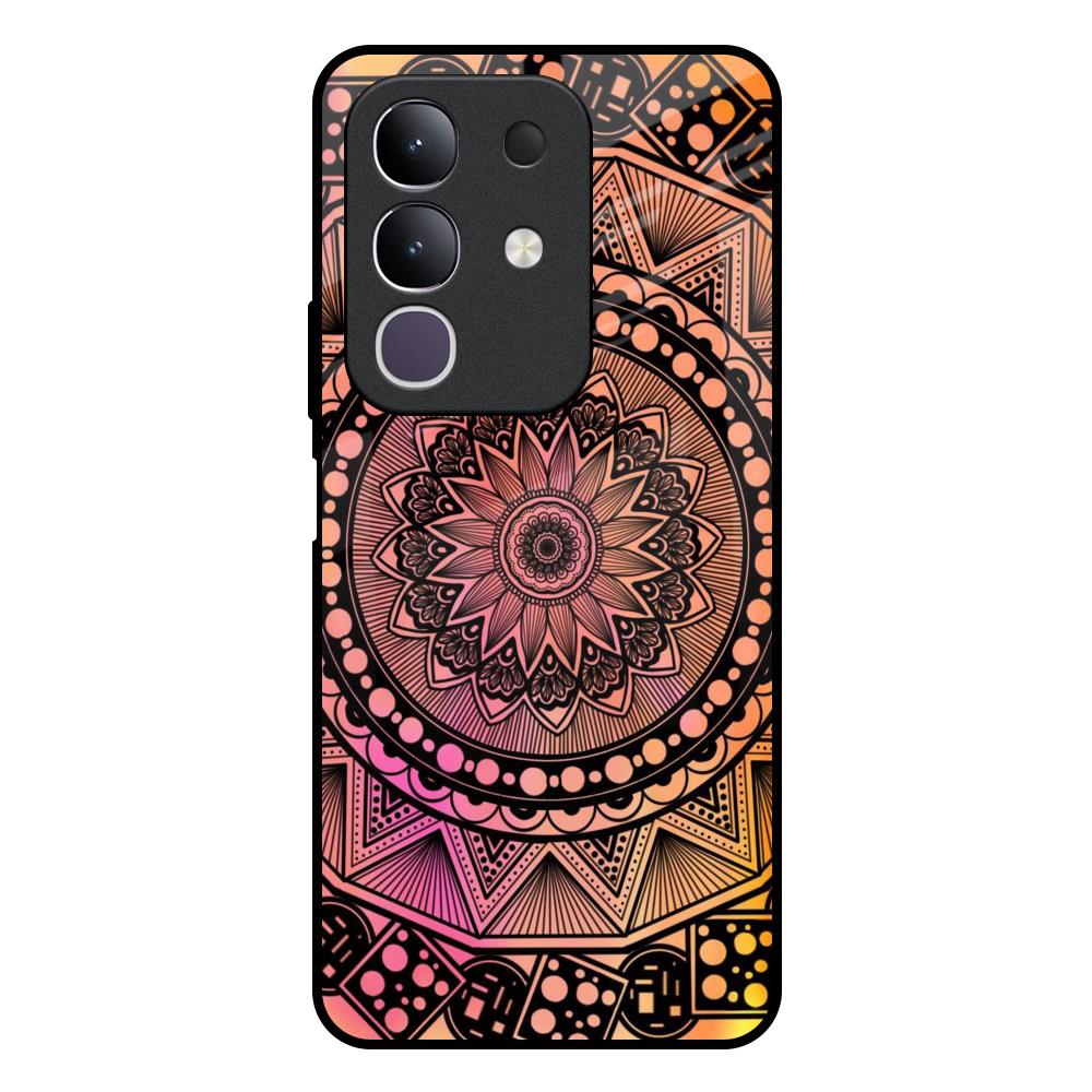 Floral Mandala IQOO Z10x 5G Glass Back Cover Online