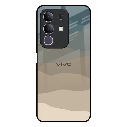Abstract Mountain Pattern IQOO Z10x 5G Glass Back Cover Online