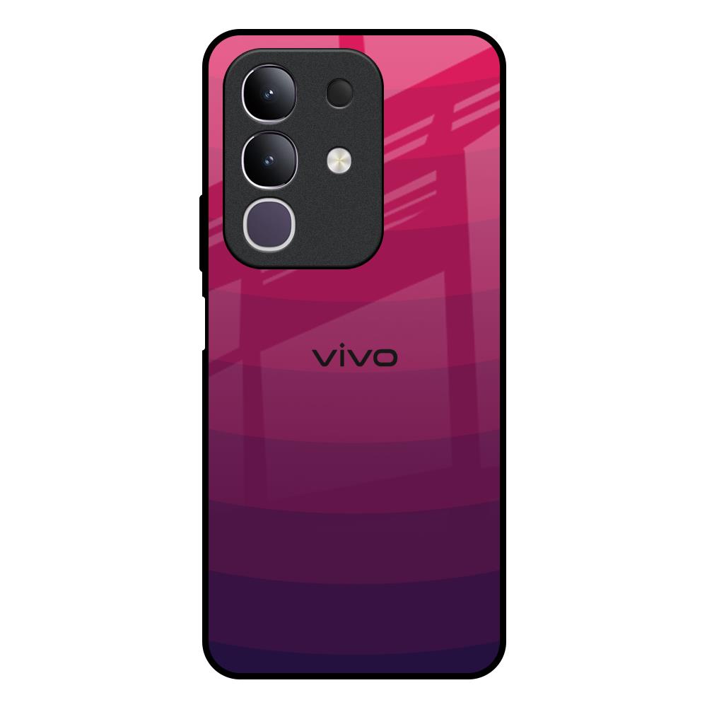 Wavy Pink Pattern IQOO Z10x 5G Glass Back Cover Online
