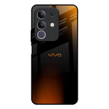 Orange Black Fusion IQOO Z10x 5G Glass Back Cover Online
