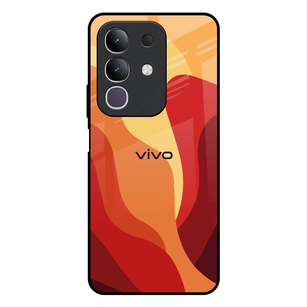 Magma Color Pattern IQOO Z10x 5G Glass Back Cover Online