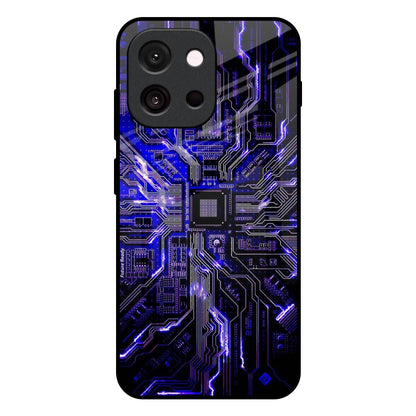 Techno Color Pattern OnePlus 13s 5G Glass Back Cover Online