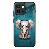 Adorable Baby Elephant OnePlus 13s 5G Glass Back Cover Online