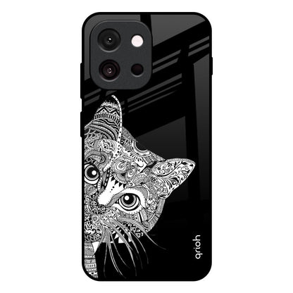 Kitten Mandala OnePlus 13s 5G Glass Back Cover Online
