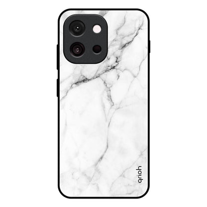 Modern White Marble OnePlus 13s 5G Glass Back Cover Online