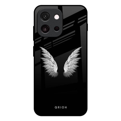 White Angel Wings OnePlus 13s 5G Glass Back Cover Online