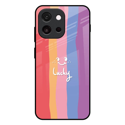 Lucky Abstract OnePlus 13s 5G Glass Back Cover Online