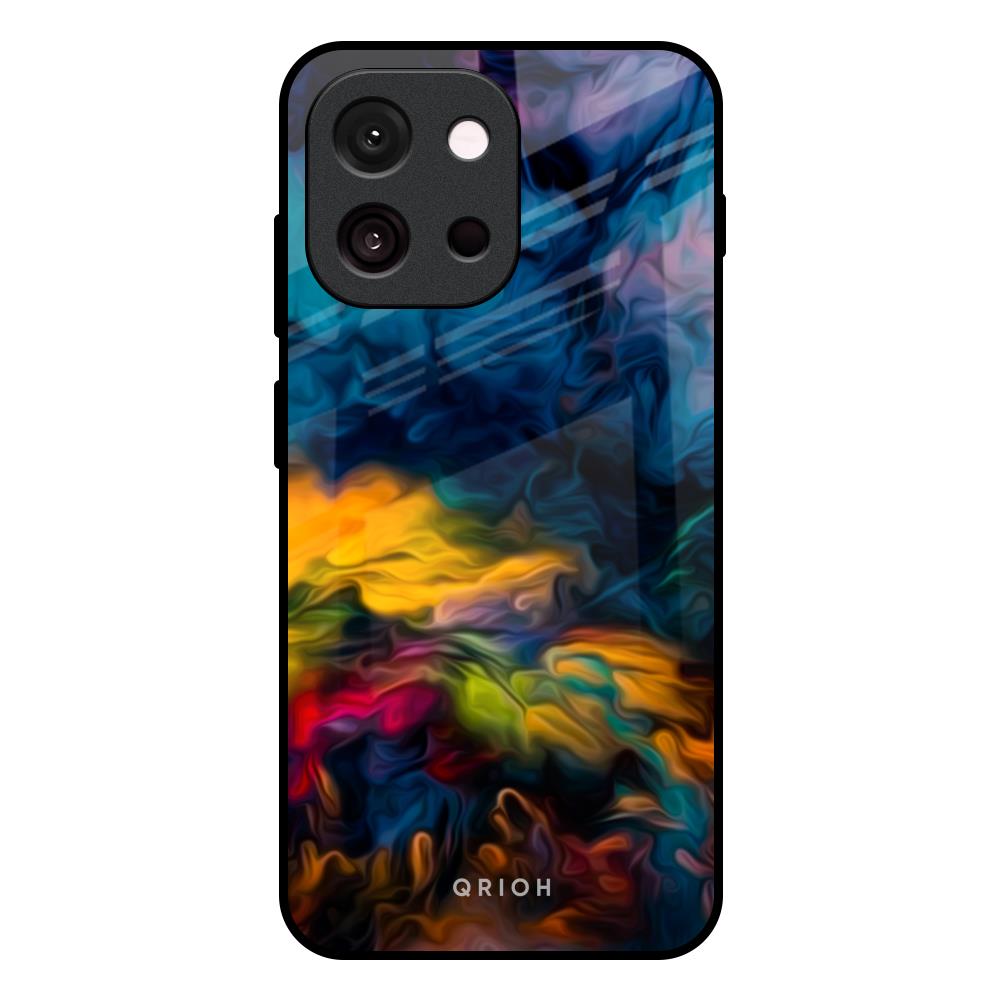 Multicolor Oil Painting OnePlus 13s 5G Glass Back Cover Online