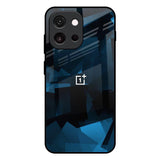 Polygonal Blue Box OnePlus 13s 5G Glass Back Cover Online