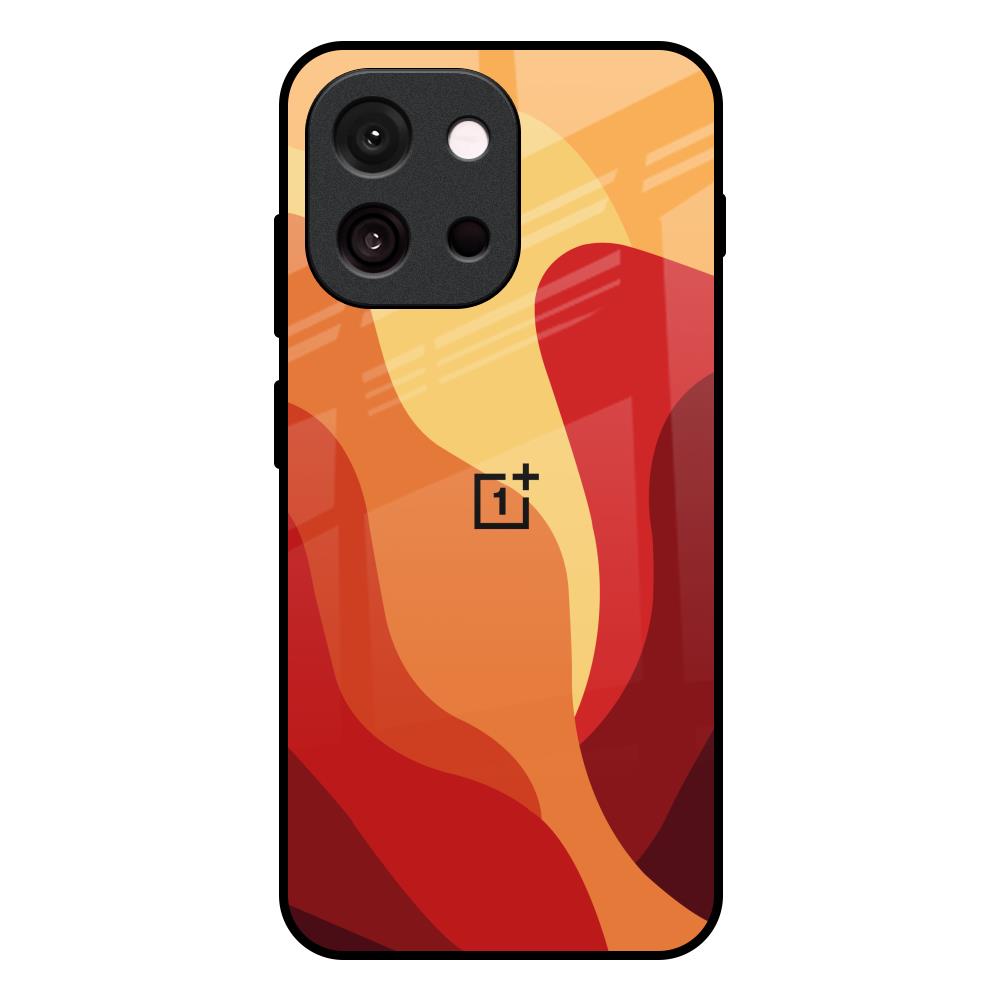 Magma Color Pattern OnePlus 13s 5G Glass Back Cover Online
