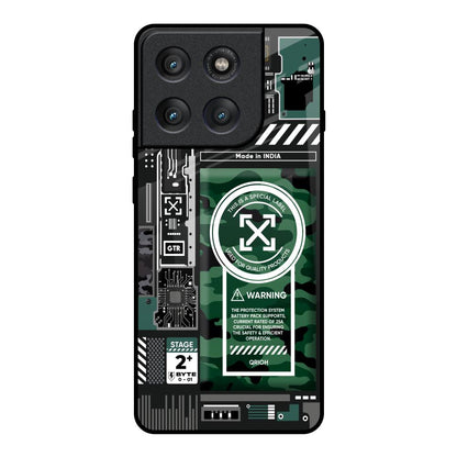 Green Camo Circuit Motorola Edge 60 Pro Glass Back Cover Online