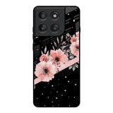 Floral Black Band Motorola Edge 60 Pro Glass Back Cover Online