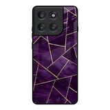 Geometric Purple Motorola Edge 60 Pro Glass Back Cover Online