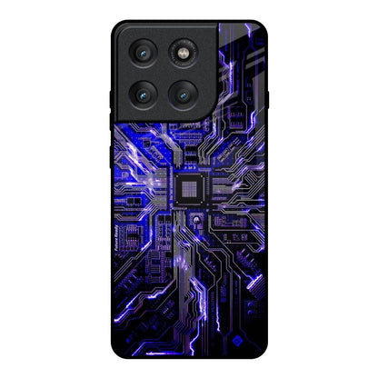 Techno Color Pattern Motorola Edge 60 Pro Glass Back Cover Online