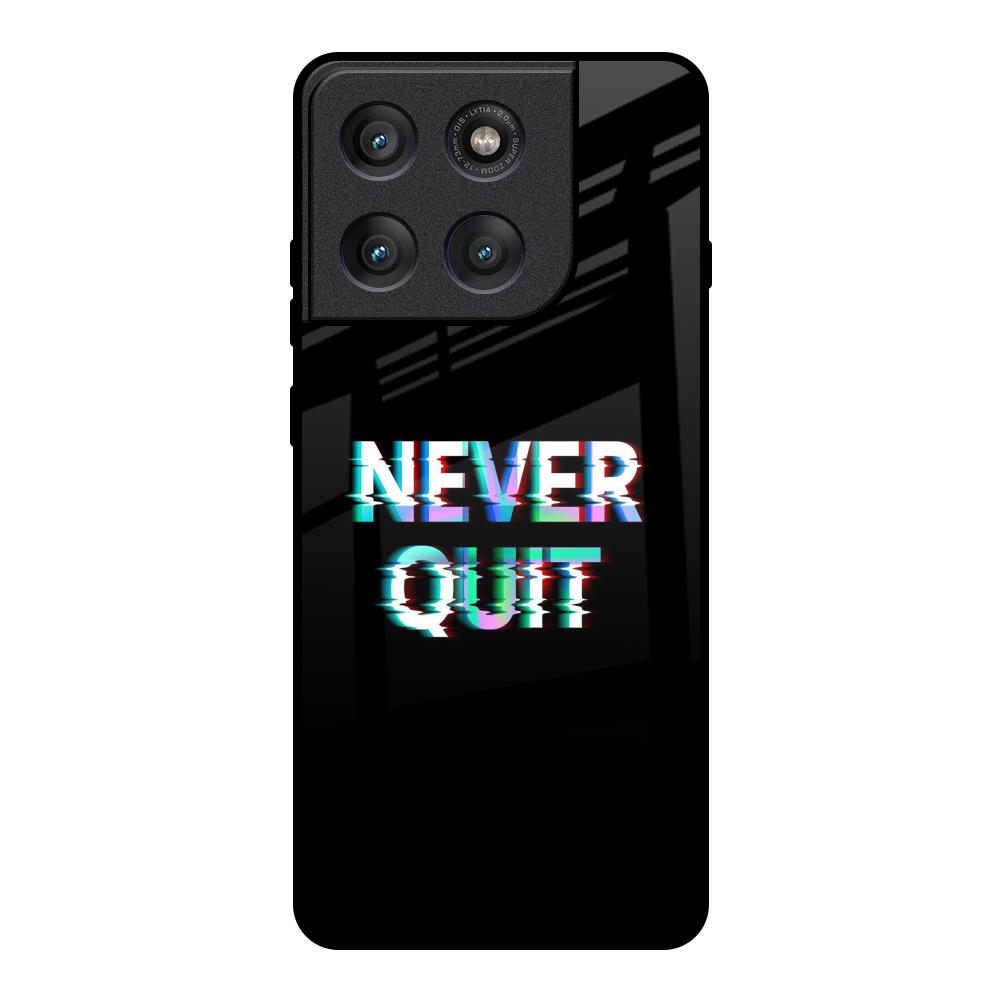 Never Quit Motorola Edge 60 Pro Glass Back Cover Online