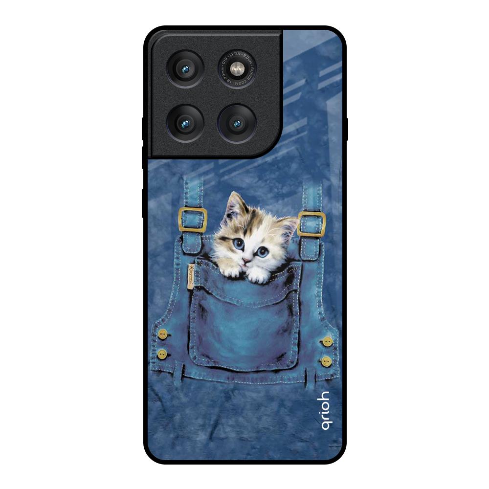 Kitty In Pocket Motorola Edge 60 Pro Glass Back Cover Online