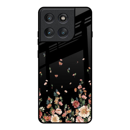 Floating Floral Print Motorola Edge 60 Pro Glass Back Cover Online