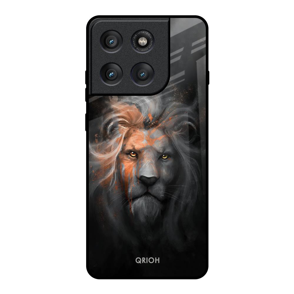 Devil Lion Motorola Edge 60 Pro Glass Back Cover Online