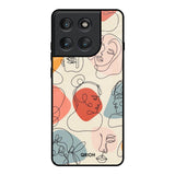 Abstract Faces Motorola Edge 60 Pro Glass Back Cover Online