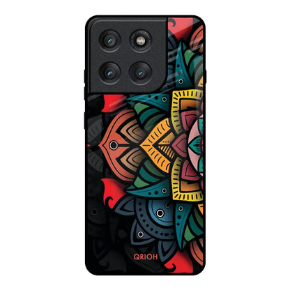 Retro Gorgeous Flower Motorola Edge 60 Pro Glass Back Cover Online