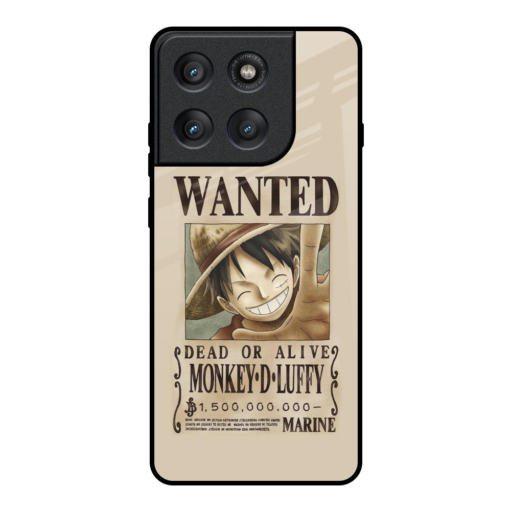 Luffy Wanted Motorola Edge 60 Pro Glass Back Cover Online