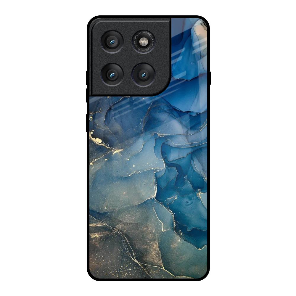 Blue Cool Marble Motorola Edge 60 Pro Glass Back Cover Online