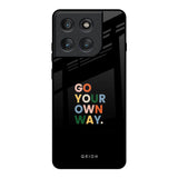 Go Your Own Way Motorola Edge 60 Pro Glass Back Cover Online