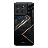 Sleek Golden & Navy Motorola Edge 60 Pro Glass Back Cover Online