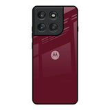 Classic Burgundy Motorola Edge 60 Pro Glass Back Cover Online