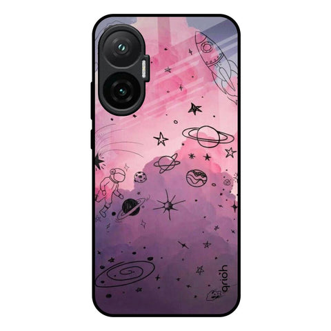 Space Doodles Poco F7 5G Glass Back Cover Online