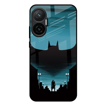 Cyan Bat Poco F7 5G Glass Back Cover Online
