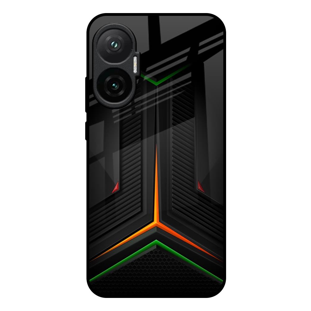 Modern Ultra Chevron Poco F7 5G Glass Back Cover Online